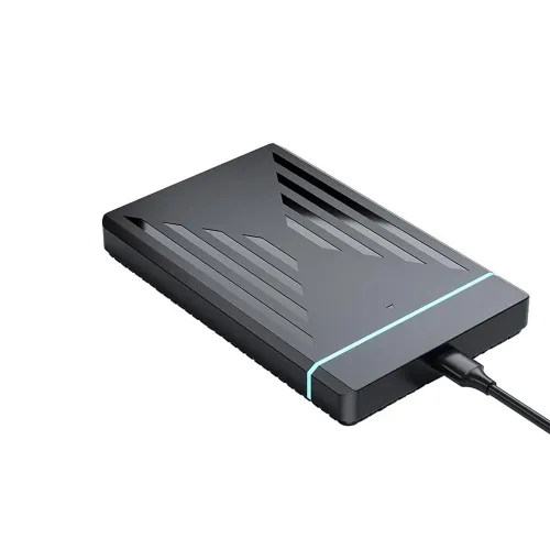 Live Tech HDC08 RGB Type-C/ USB 3.1 2.5" SATA HDD/SSD Enclosure (Casing)